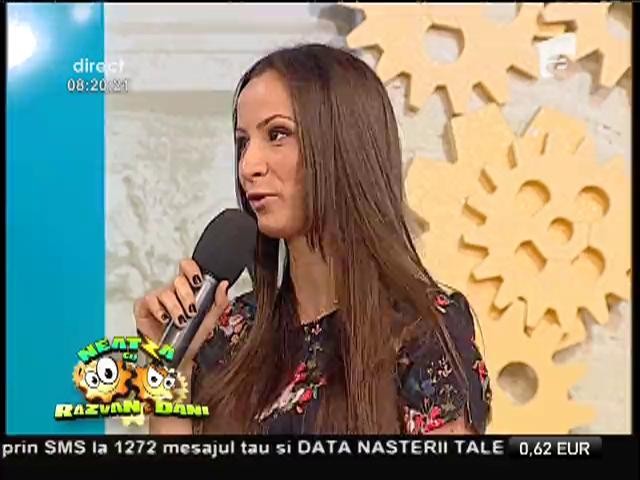 Andreea Romina Filip, "Miss All Star Game 2014", a făcut senzaţie &icirc;n platoul de la Neatza