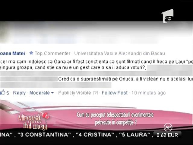 Cum au comentat telespectatorii evenimentele petrecute în competiție