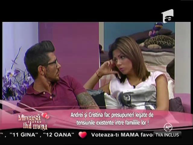 Andrei şi Cristina, prinşi &icirc;ntre ciocan şi nicovală