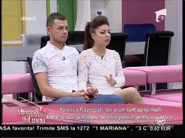 Andrei şi Laur se folosesc de orice pretext pentru a se ataca