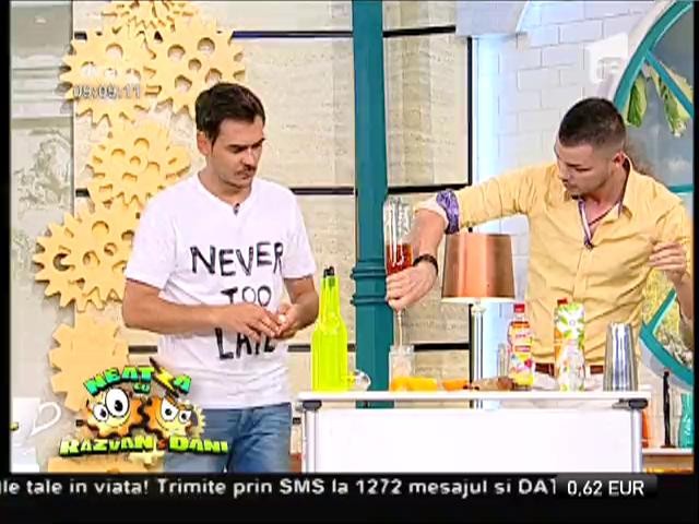 Luca Valentin, spectacol de flair-bartending