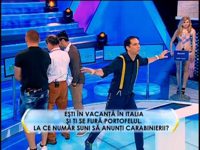 Runda 2: Ești în vacanță în Italia și ți se fură portofelul. La ce număr suni să anunți carabinierii?