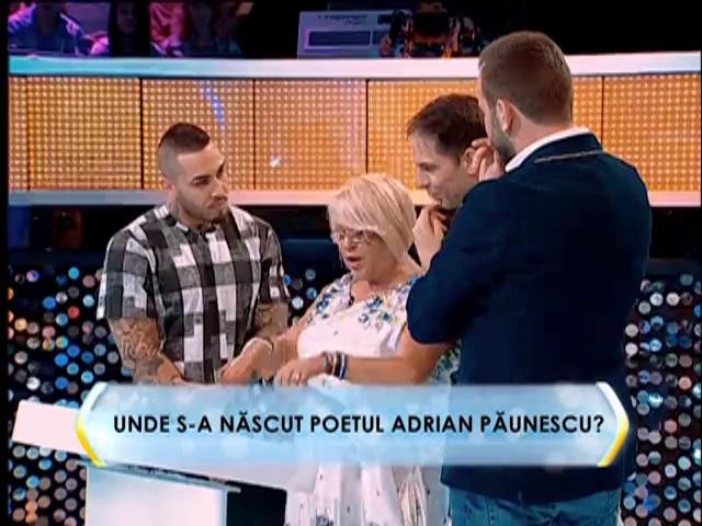 Rândul 1: Unde s-a născut Adrian Păunescu?