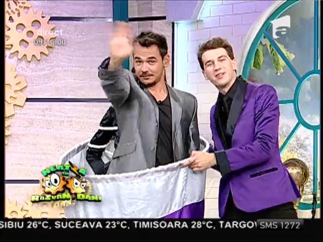 Număr spectaculos de magie cu Eduard şi Bianca