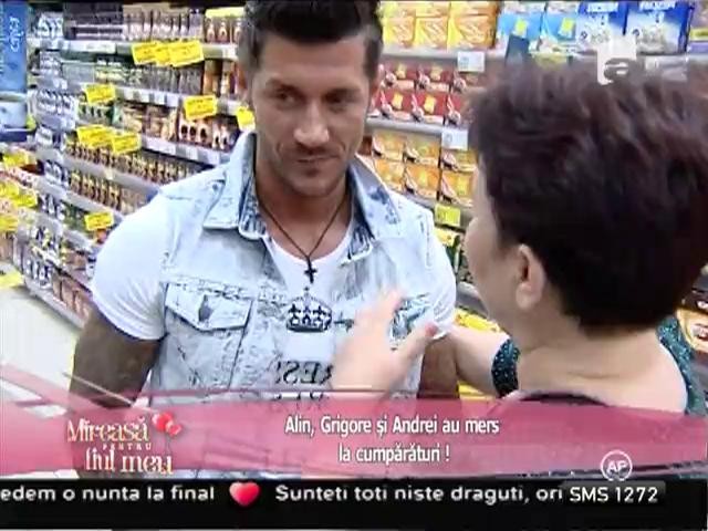 Alin, Grigore şi Andrei au mers la cumpărături