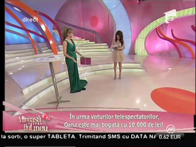 Oana a devenit mai bogată cu 10.000 de lei!
