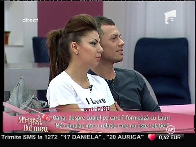 Oana, despre relaţia ei cu Laur: "Mă complac &icirc;ntr-o relaţie care nu este relaţie!"