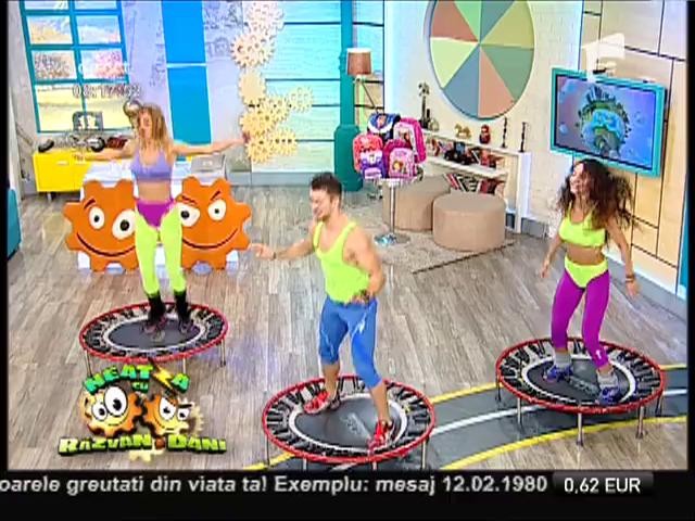 Antrenament cardio pe saltele rebound