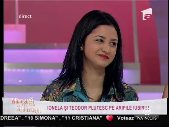 Ionela, euforică după primul sărut cu Teodor