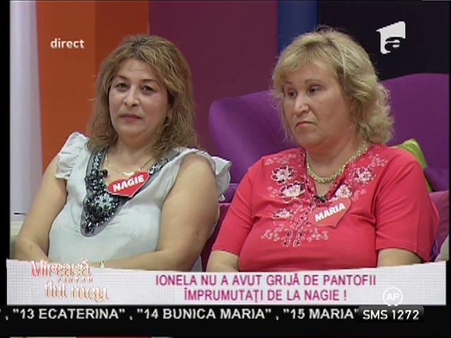 Ionela nu a avut grijă de pantofii împrumutaţi de la Nagie!