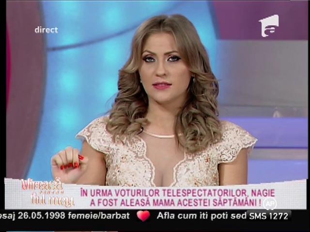 Nagie a fost aleasă "Mama săptămânii"!