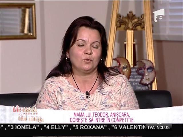 Anişoara, mama lui Teodor, a intrat în concurs în locul bunicii Maria!