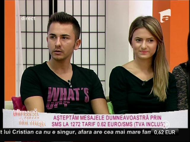 Cristiana: ”Vreau să îi arăt afecțiune lui Cătălin, dar nu îi pot arătat asta acum!”