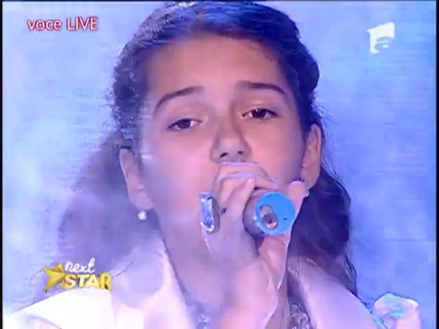 Iulia Bogza a c&acirc;ntat piesa "Let it go", la Next Star!