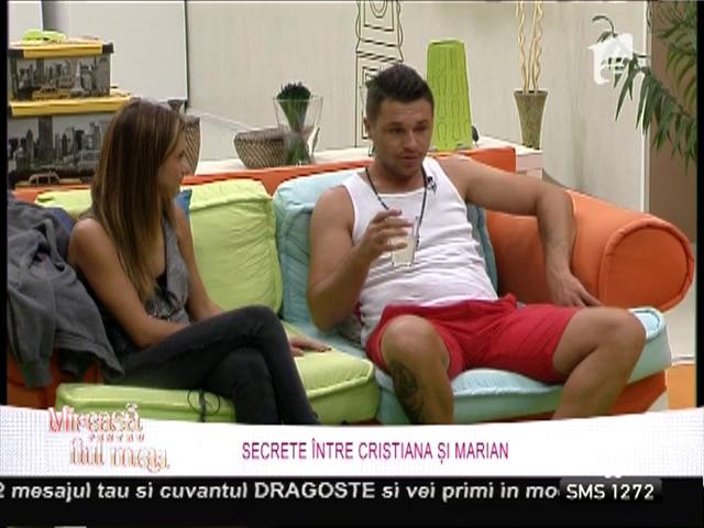 Marian: ”Cristiana mi-a dat de înțeles că este mai bine să fim doar prieteni!”