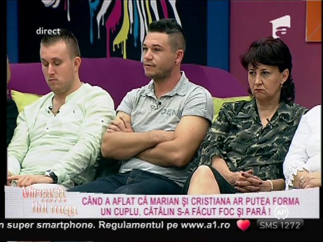 Cătălin e foc și pară pe Cristiana și Marian!