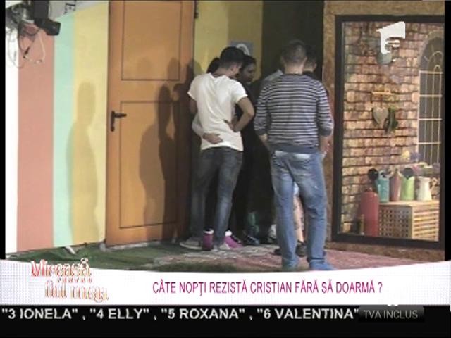 Pariu pe câte nopți rezistă Cristian fără să doarmă