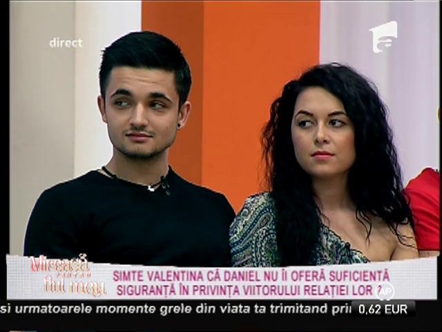 Valentina și Daniel, temeri cu privire la viitor