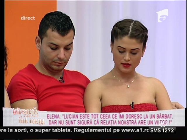 Elena nu este convinsă că relația cu Lucian va merge!