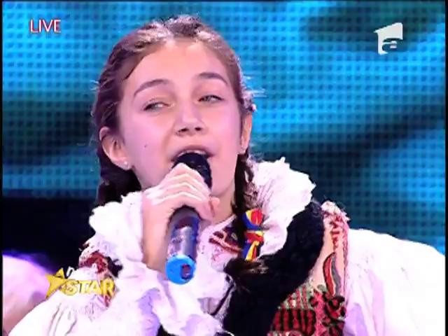 Vezi aici cum c&acirc;ntă muzică populară Bianca Popa, la Next Star!