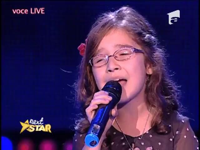 Lara Fabian - "Mama Moya". Vezi aici cum c&acirc;ntă Teodora Simon, la Next Star!