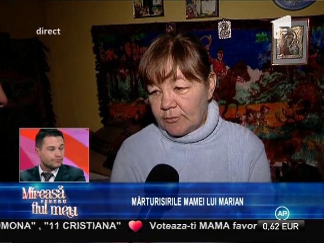 Mărturisirile mamei lui Marian