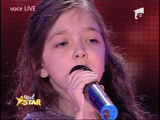 Alice Ghile, un viitor star! Deşi are doar opt ani, sensibilitatea cu care a c&acirc;ntat ne-a impresionat profund