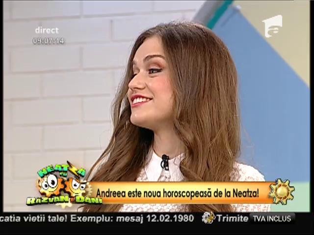 Andreea Seba, noua horoscopeasă de la Neatza!