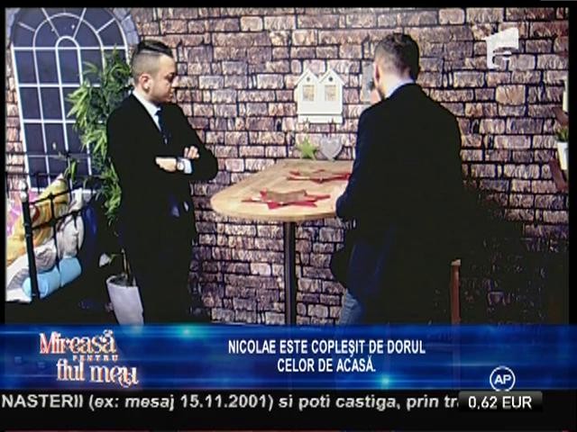 Dorul de familie l-a copleşit pe Nicolae!