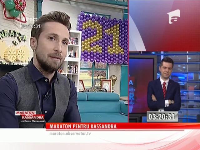 Maraton pentru Kassandra! Daniel Osmanovici a &icirc;nceput cel mai lung buletin meteo