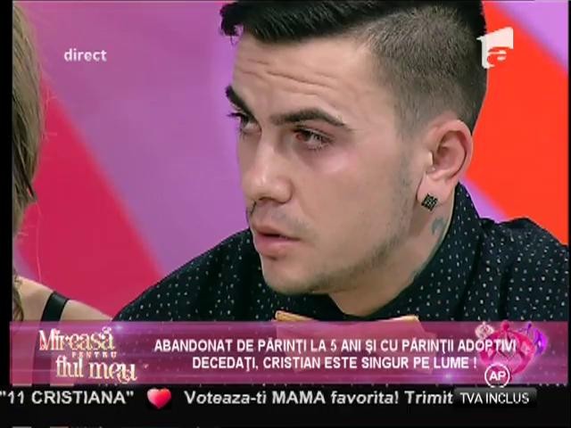 Viaţa bate filmul pentru Cristian! Părinţii adoptivi au murit, iar de fraţii lui nu mai ştie nimic!