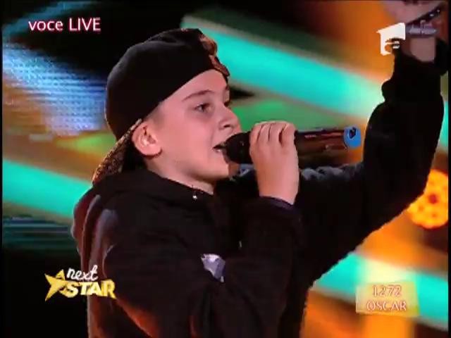 Oscar, finalist Next Star, compoziţie proprie de rap