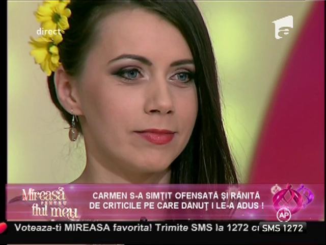 Dănuț a rănit-o pe Carmen!