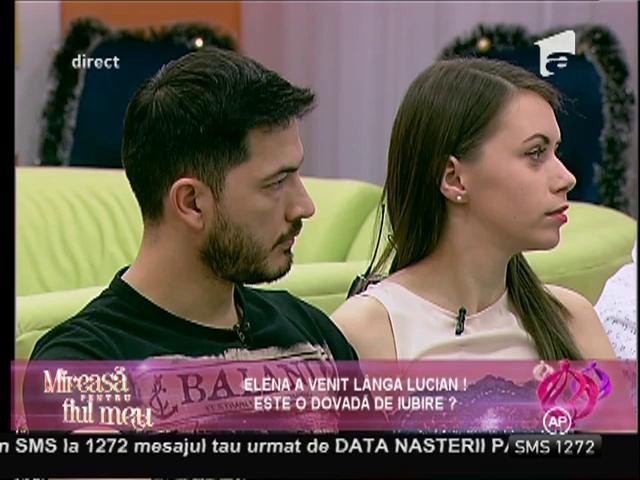 Elena, cu ochii în lacrimi, către Lucian: Mi-am dat seama că tu eşti Alesul