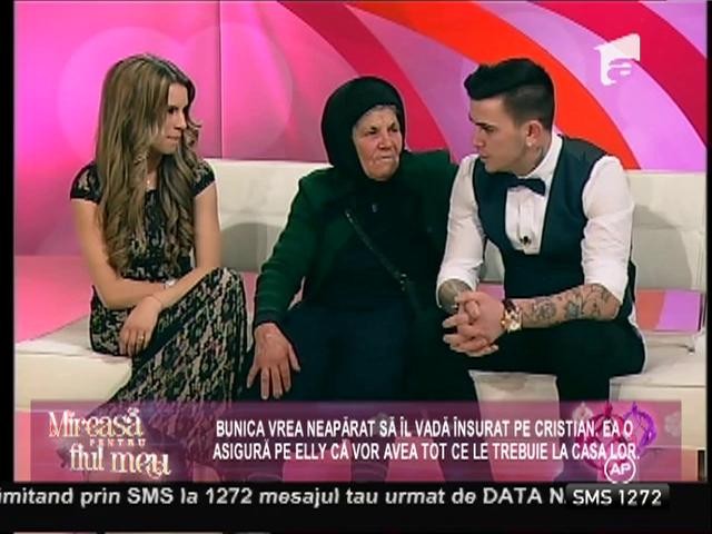 Cristian, promisiune fermă: "Anul viitor mă voi căsători cu Elly!"