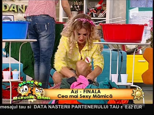 "Ce mai sexy mămică" - Proba spălatului la lighean
