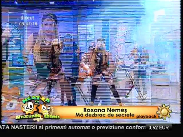 Roxana Nemeş - "Mă dezbrac de secrete"