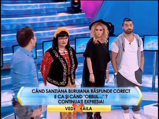 Runda 2: Când Sanziana Buruiana răspunde corect e ca şi când "Orbul..."?