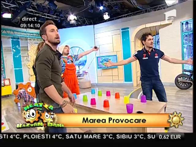 Provocarea paharului cu apă, la Neatza!
