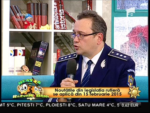 Noutățile din legislația rutieră se aplică din 15 februarie 2015