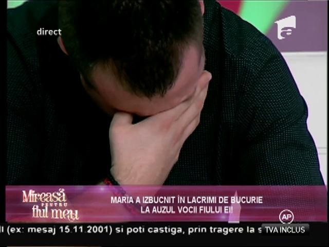 De emoții, Nicolae nu-și poate stăp&acirc;ni pl&acirc;nsul