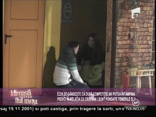 După întâlnirea cu ”Clopoțica”, Cristian a fost certat de Elly