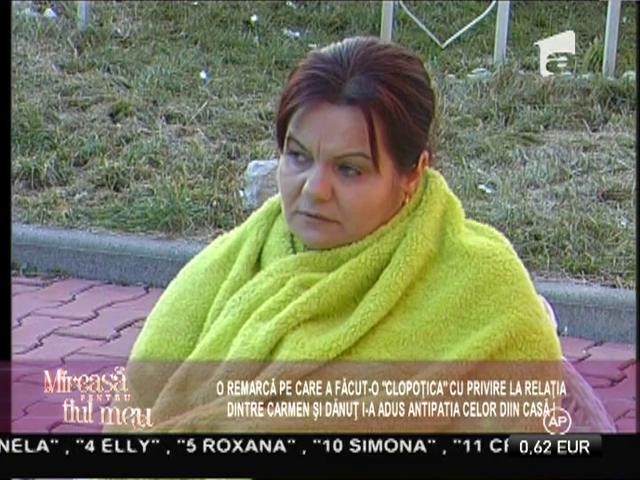 Carmen şi Dănuţ, puşi pe gânduri de o remarcă făcută de "Clopoţica"!