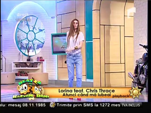 Premieră! Lorina feat. Chris Thrace - &rdquo;Atunci c&acirc;nd mă iubeai&rdquo;