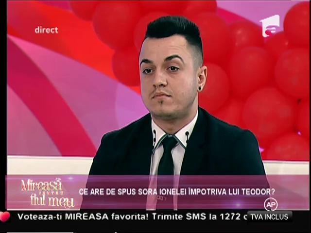 Gestul violent al lui Teodor, criticat dur de sora Ionelei