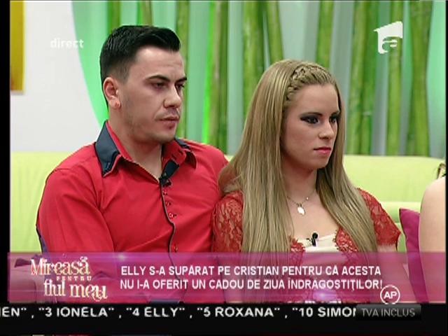 Elly, extrem de supărată pe Cristian! Ce s-a întâmplat