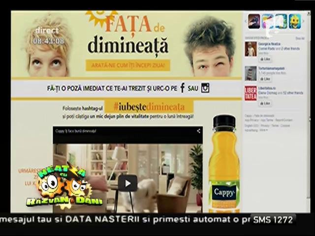 Cappy lansează o provocare tare! "Iubestedimineata" si poți c&acirc;știga zeci de premii!