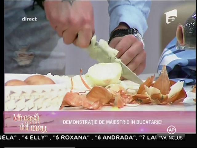 Demonstraţie de îndemânare! Valentina Ionescu, fostă concurentă Hell's Kitchen, i-a pus la treabă pe concurenţi