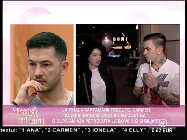 Carmen, Ionela, Radu şi Cristian au câştigat o după-amiază petrecută la bowling şi biliard!