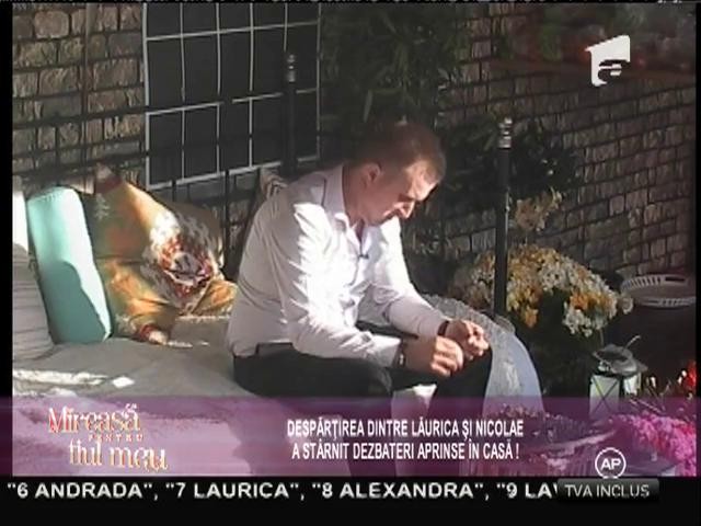 Despărțirea dintre Lăurica și Nicolae a stârnit dezbateri aprinse în casă